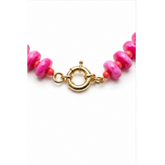 Crystal Beaded Necklace with Fish Pendant