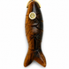 Carved Tiger Eye Fish Pendant