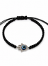 Evil Eye Hamsa Braided Adjustable Bracelet