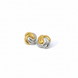 18K Gold Plated Swirl Knot Stud Earrings