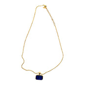 Pendant Necklace with Faceted Accent