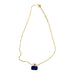 Pendant Necklace with Faceted Accent