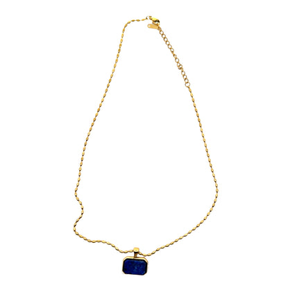 Pendant Necklace with Faceted Accent