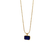 Pendant Necklace with Faceted Accent