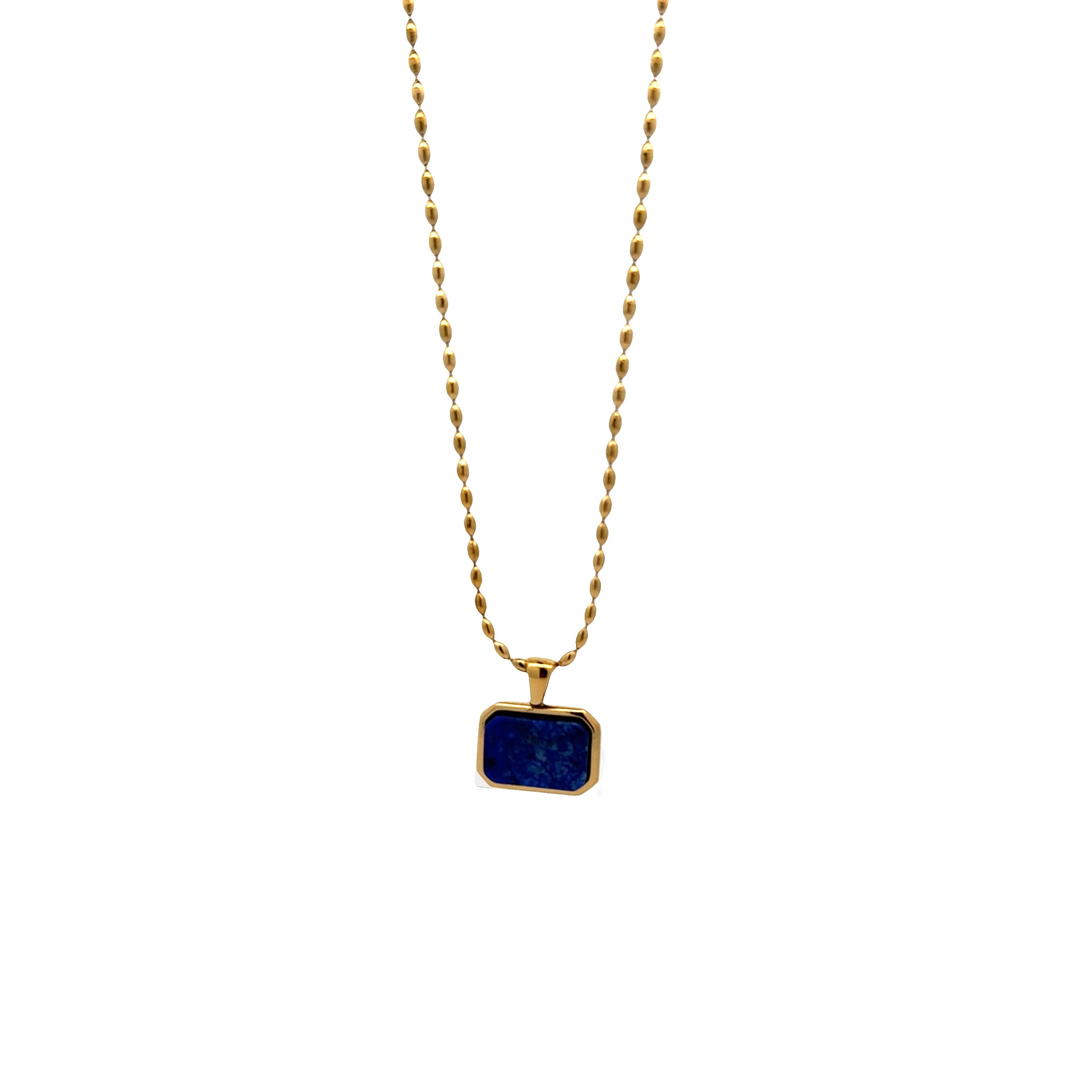 Pendant Necklace with Faceted Accent