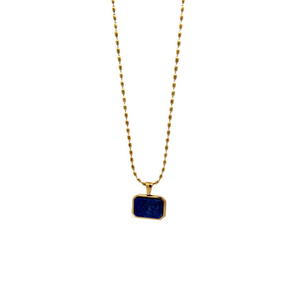 Pendant Necklace with Faceted Accent