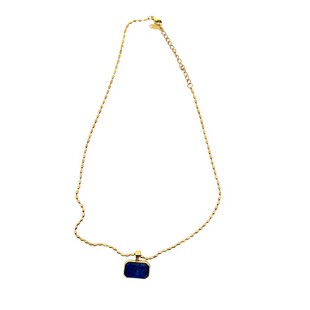Pendant Necklace with Faceted Accent