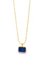 Pendant Necklace with Faceted Accent
