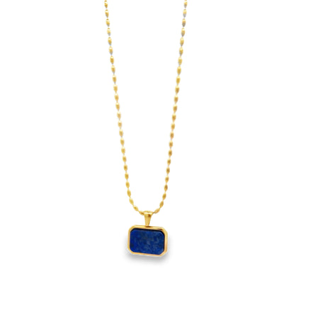 Pendant Necklace with Faceted Accent