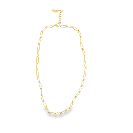 Paper Clip Chain Necklace