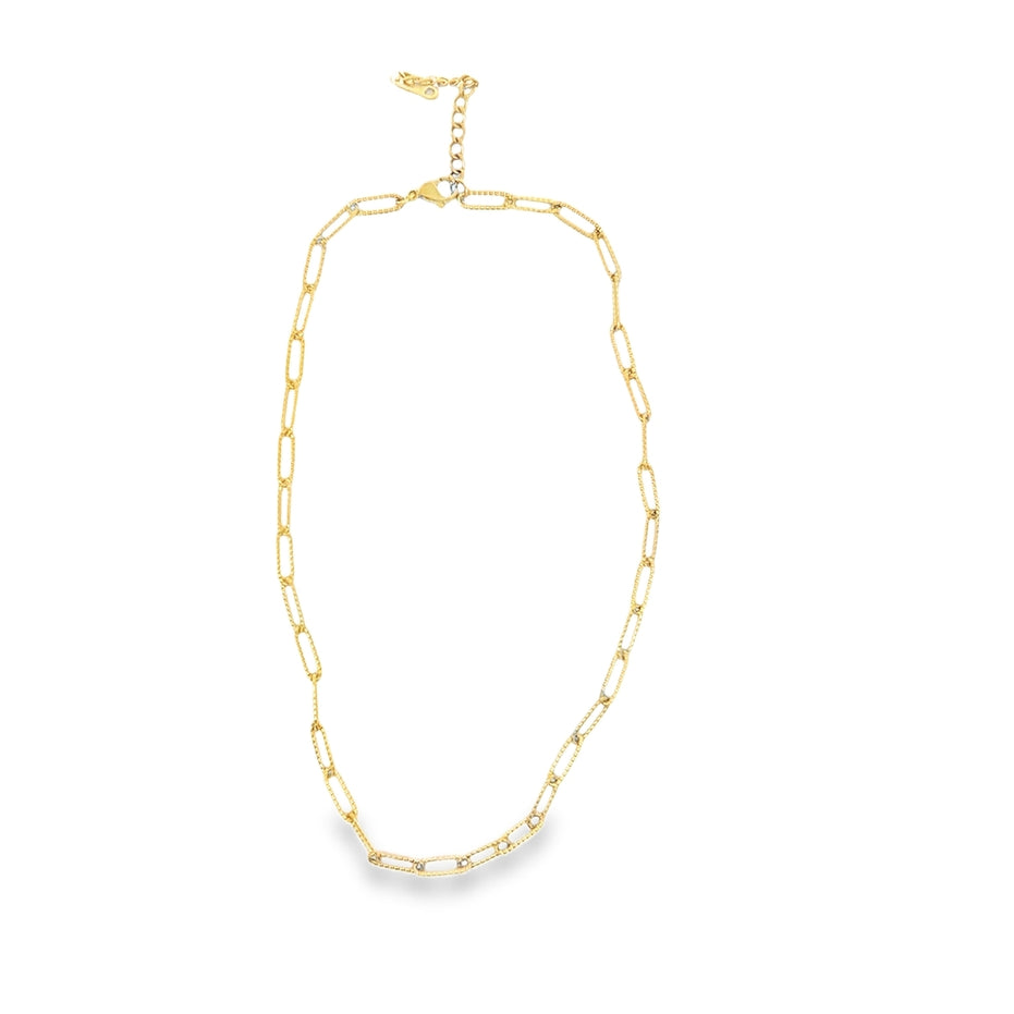Paper Clip Chain Necklace