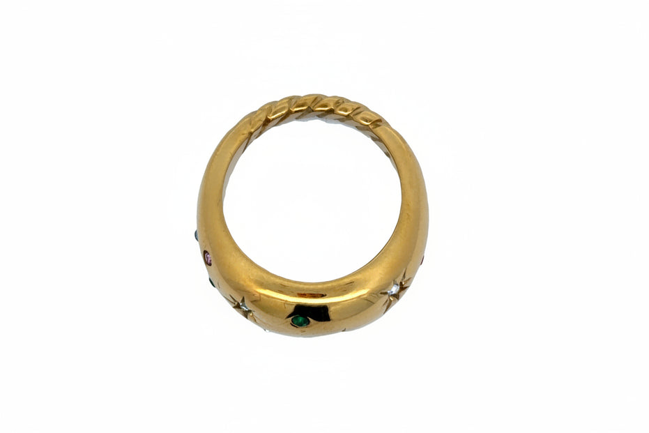 Star Accent Statement Ring