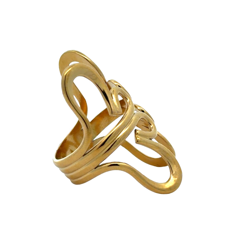 Open Butterfly Ring