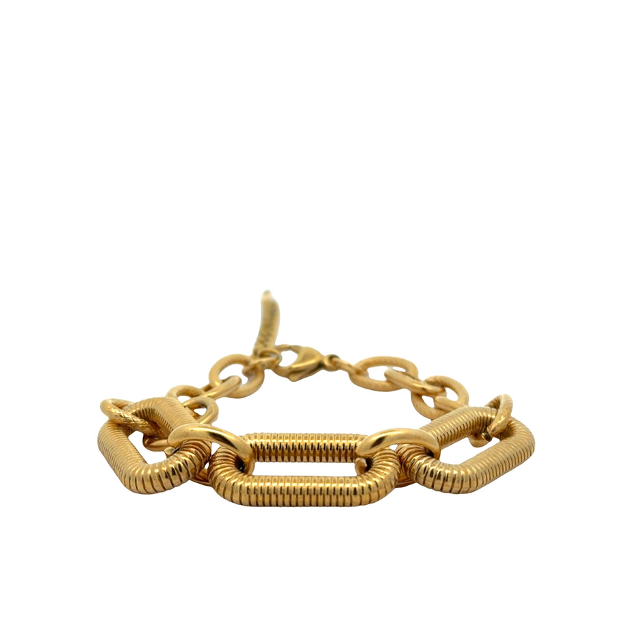 Chunky Paper Clip Chain Bracelet