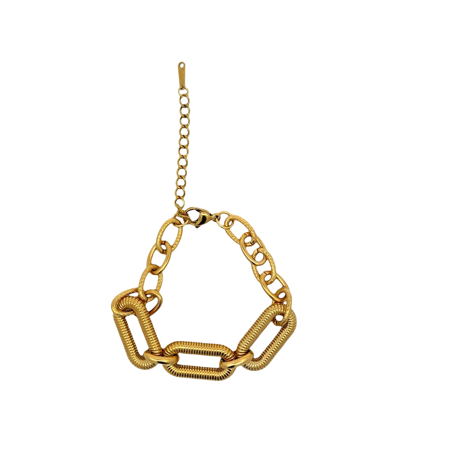 Chunky Paper Clip Chain Bracelet