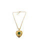 Rope Chain Necklace with Heart Pendant