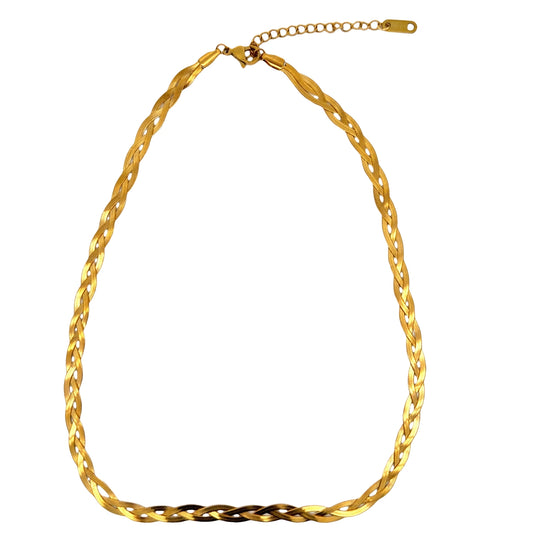 Herringbone Braided Necklace