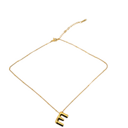 Letter Pendant Necklace