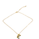 Letter Pendant Necklace