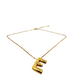Letter Pendant Necklace