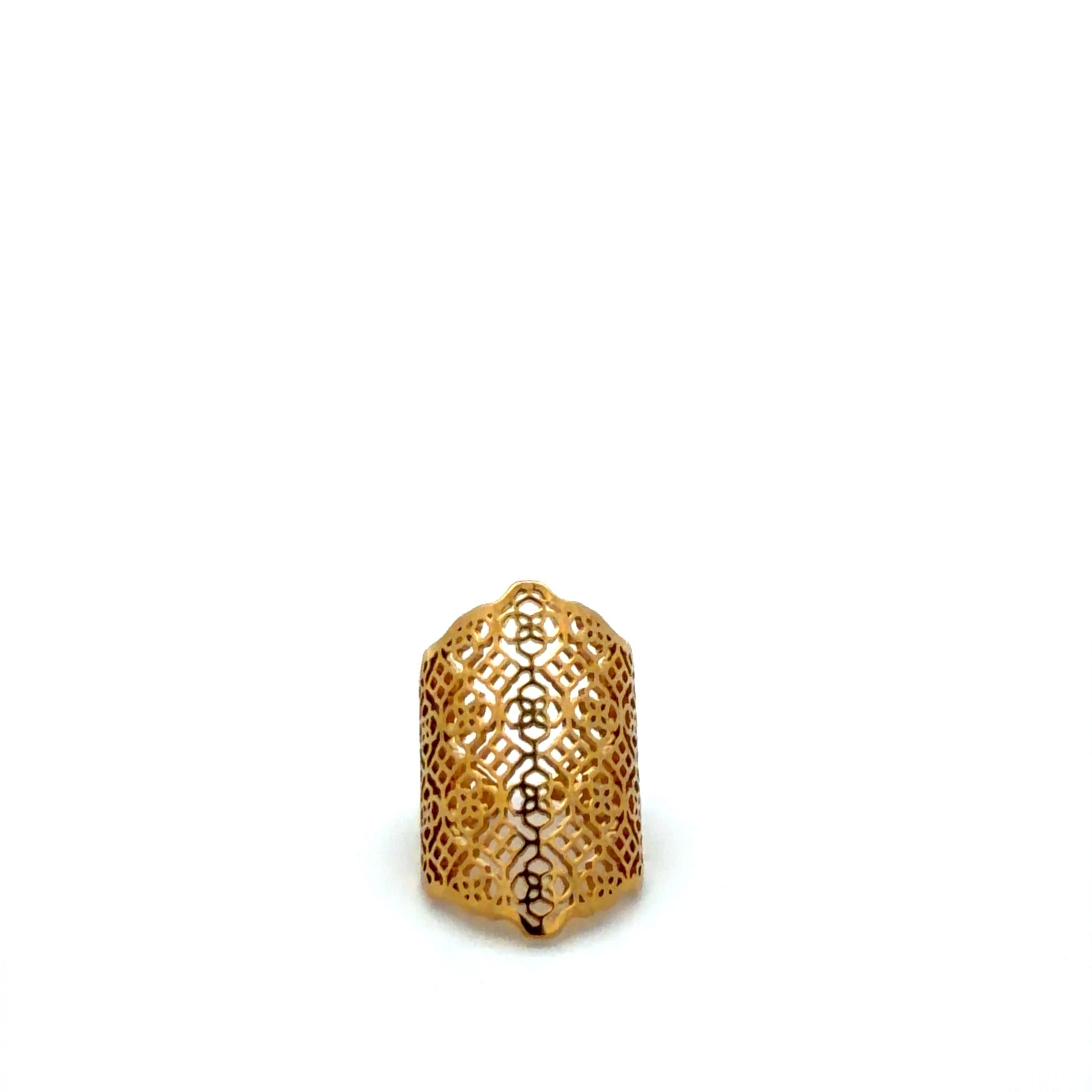 Wide Filigree Ring