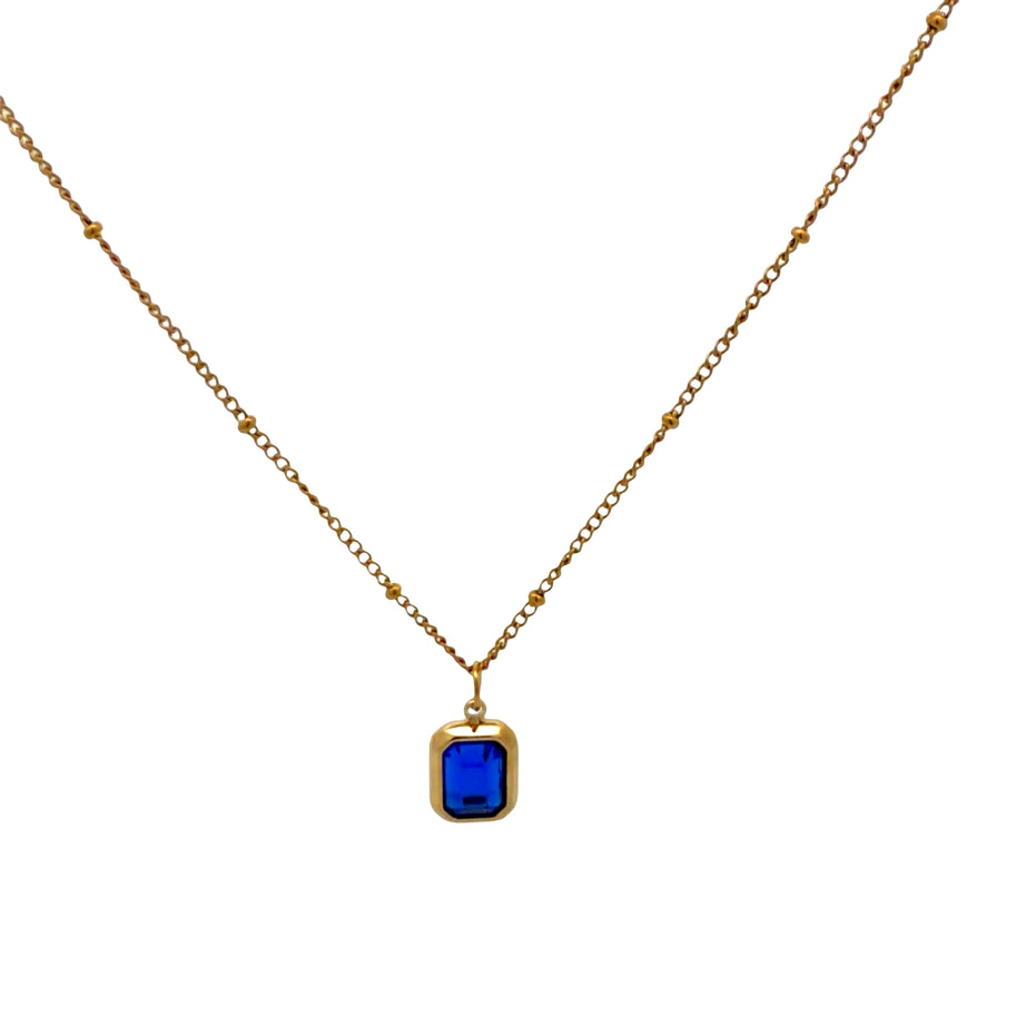 Rectangular Pendant Necklace