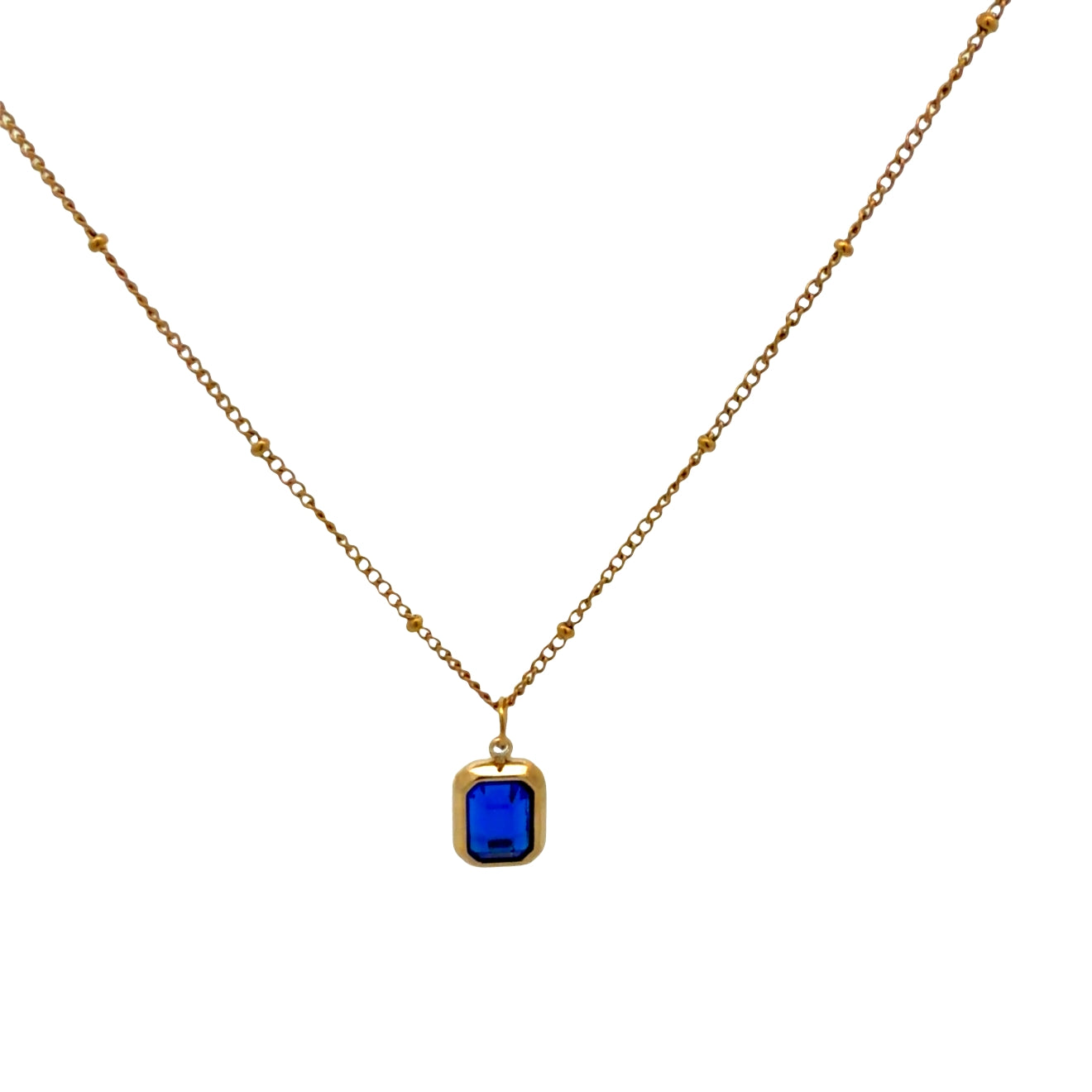 Rectangular Pendant Necklace
