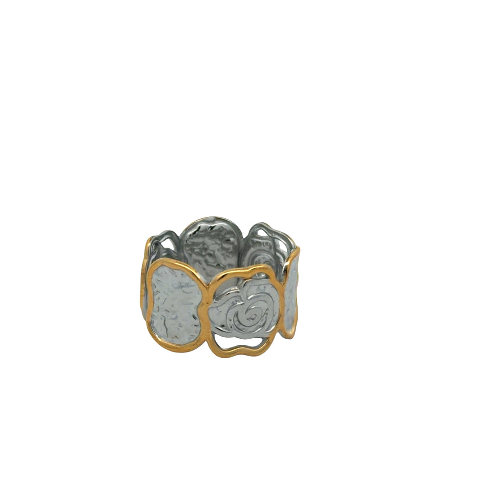 Rose Petal Open Ring