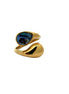 Oval Inlay Statement Ring