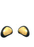 Enamel Trim Teardrop Earrings