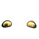 Enamel Trim Teardrop Earrings