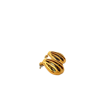 Shell Inlay Stud Earrings