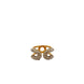 Crystal Butterfly Statement Ring