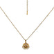 Sunflower Spinner Pendant Necklace