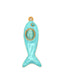 Enamel Fish Pendant Necklace