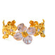 Floral Bangle Bracelet