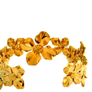 Floral Bangle Bracelet