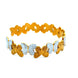 Two Tone Butterfly Cuff Bracelet
