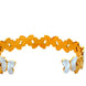 Two Tone Butterfly Cuff Bracelet