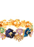 Expandable Multicolor Floral Bracelet