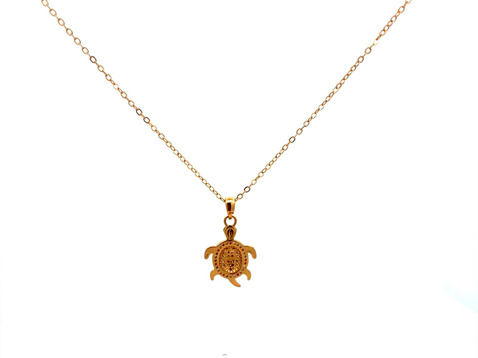 Sea Turtle Pendant Necklace