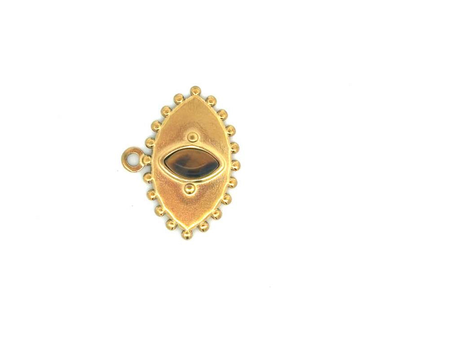 Evil Eye Cat Eye Stone Pendant
