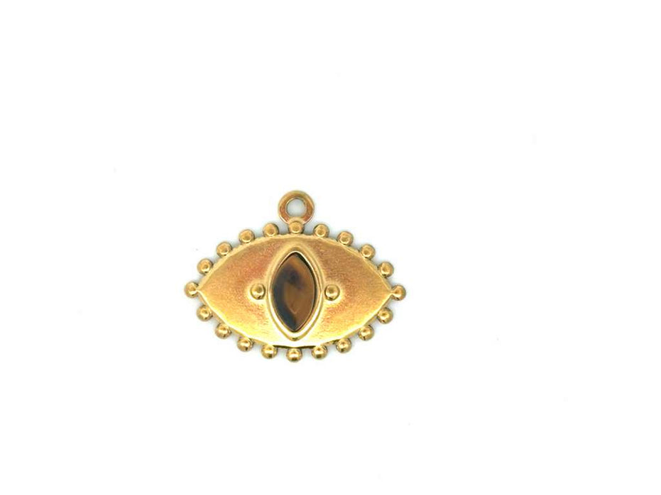 Evil Eye Cat Eye Stone Pendant