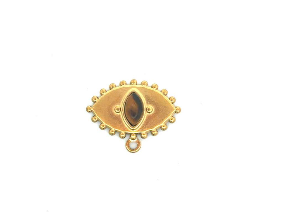 Evil Eye Cat Eye Stone Pendant