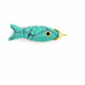 Carved Natural Turquoise Fish Pendant
