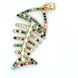 Multicolor Fish Bone Pendant