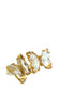 Butterfly Crystal Climber Earrings