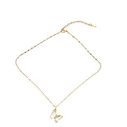 Butterfly Crystal Pendant Necklace