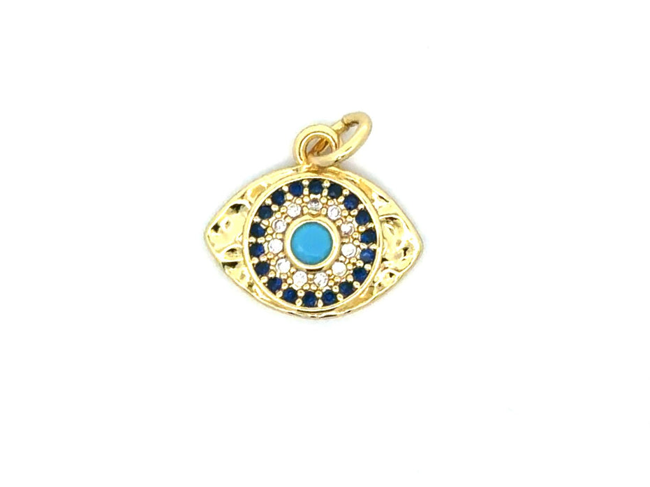 Blue Evil Eye Charm Pendant
