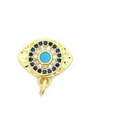 Blue Evil Eye Charm Pendant